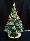 Old Fashioned Style Ceramic Christmas Tree 19 Inch
